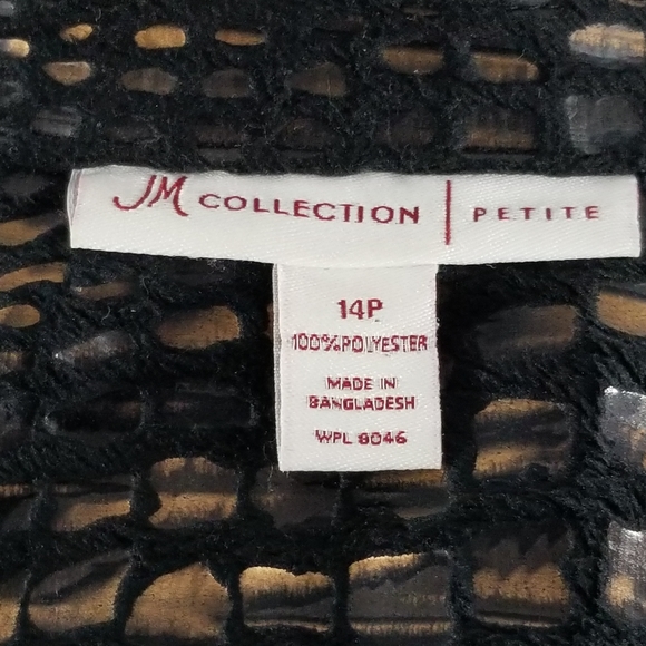 JM COLLECTION Textured Black Gold Copper Jacket - Picture 12 of 12